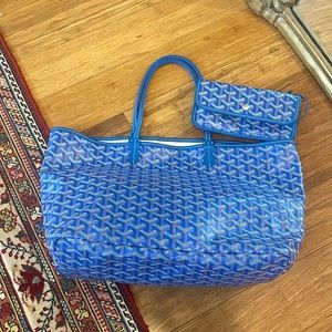 Goyard saint louis pm sky blue